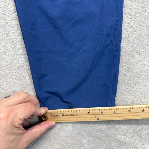 Athleta Pants Women's 12 Tall Skyline Featherweight Blue Paperbag Waist Cargo‎ - Picture 11 of 14